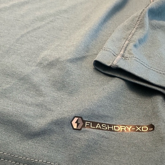 The North Face Yellow and Blue Athletic Hooded Shirt Men’s Small - Picture 4 of 4